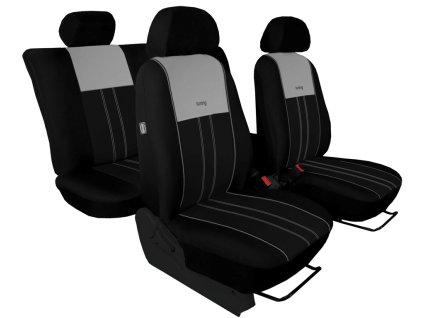 Autopotahy HYUNDAI I 10 II, od r. v. 2013-2020, DUO stříbrno černé