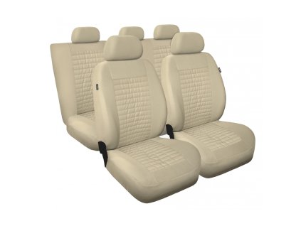 Autopotahy kožené MODERN MC-3 BÉŽOVÉ