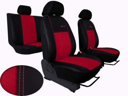 Autopotahy EXCLUSIVE ALCANTARA cervene