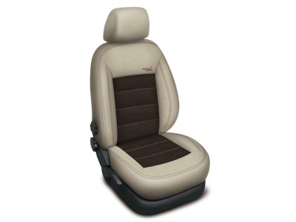Autopotahy ŠKODA KODIAQ, VÝBAVA STYLE, 5 MÍST, AUTHENTIC VELVET, béžovo hnědé