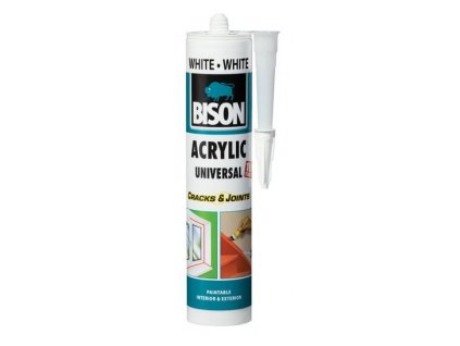 BISON ACRYLIC UNIVERSAL WHITE  Akrylátový tmel 300 ml