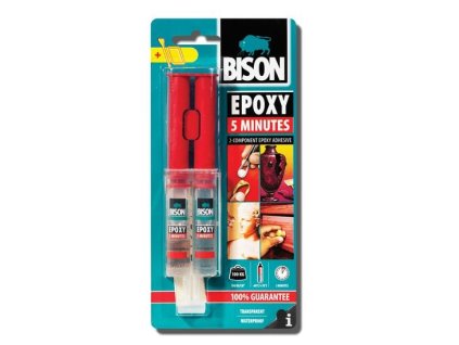 BISON EPOXY 5 MINUT dvousložkové lepidlo 24ml