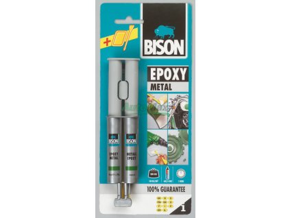 BISON EPOXY METAL epoxidové lepidlo na kov 24ml