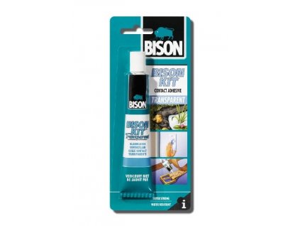 BISON KIT TRANSPARENT Univerzální čiré kontaktní lepidlo 50 ml