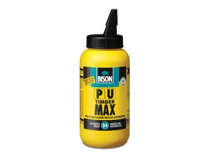 BISON PU MAX Vysokopevnostní polyuretanové lepidlo na dřevo D4 750 ml
