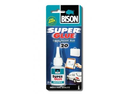 BISON Super Glue Industry Vteřinové lepidlo v průmyslovém balení 20 g