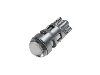 x CREE LED T10 bílá, 12V, 5W s čočkou