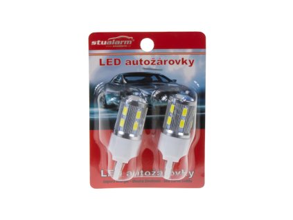 CREE LED T20 (7443) bílá, 12SMD Samsung + 3W Osram 10-30V