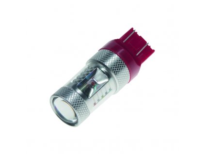 CREE LED T20 (7443) červená, 12-24V, 30W (6x5W)