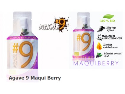 ENERGETICKÝ GEL AGAVE9 MAQUI BERRY 30g BORŮVKA