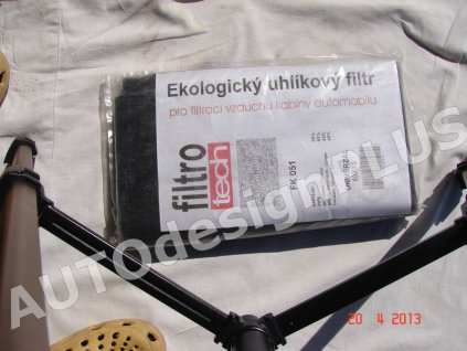 FILTROTECH filtr FK051- kabinový, pylový uhlíkový - UNIVERSÁL  40x70cm