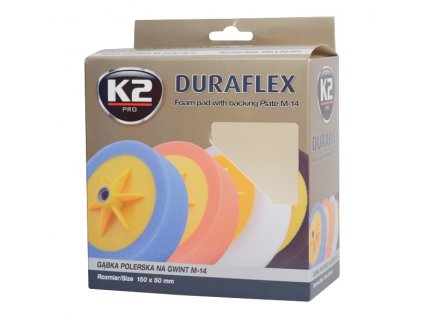 K2 DURAFLEX LEŠTÍCÍ HOUBA S ÚCHYTNÝM TALÍŘEM 150 x 50 mm BÍLÁ