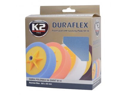 K2 DURAFLEX LEŠTÍCÍ HOUBA S ÚCHYTNÝM TALÍŘEM 150 x 50 mm MODRÁ