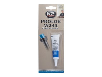 K2 PROLOK MEDIUM TYPE 243 - 6 ml - fixátor šroubových spojů (modrý)