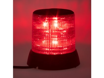 LED maják, červený, 10-30V, pevná montáž