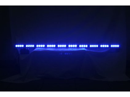LED alej voděodolná (IP66) 12-24V, 40x LED 1W, modrá 1200mm