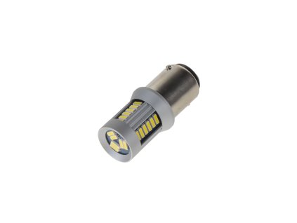 LED BA15d (jednovlákno) bílá, 12-24V, 30LED/4014SMD