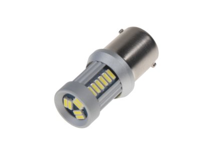 X LED BA15s bílá, 12-24V, 30LED/4014SMD