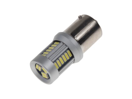 X LED BAU15s bílá, 12-24V, 30LED/4014SMD