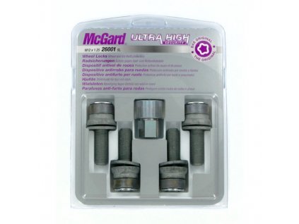 McGard pojistné šrouby 26001 SL M12x1.25x35 hlava 19 plocha plochá Peugeot
