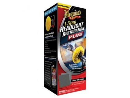 Meguiars 1-Step Headlight Restoration Plus - sada na oživení světlometů