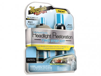 Meguiars Perfect Clarity Headlight Restoration Kit - revoluční sada na oživení světlometů