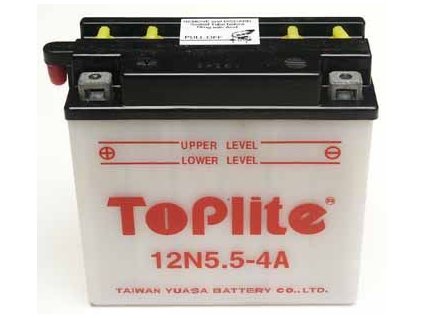 Motobaterie YUASA 12N5,5A-4A TOPLITE