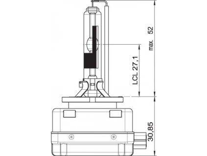 x OSRAM 12V D3R 35W xenarc (1ks)