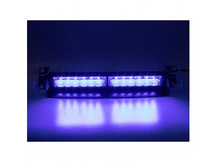 PREDATOR LED vnitřní, 12x3W, 12-24V, modrý, 353mm, ECE R10