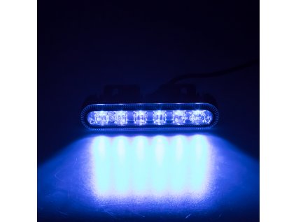 PROFI výstražné LED světlo vnější, modré, 12-24V, ECE R65