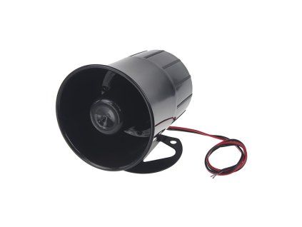 x Siréna magnetodynamická 12V/20W, 1-tónová
