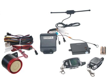 SPY 2-WAY motoalarm, 2 x LCD ovladač, CE