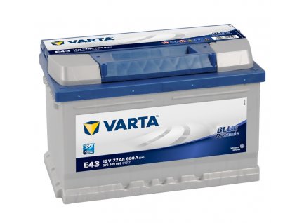 Varta Blue Dynamic 72AH 680A, 572409, E43