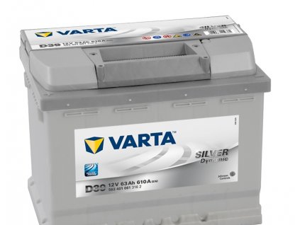Varta Silver Dynamic 63AH 610A, 563401, D39