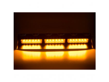 PREDATOR LED vnitřní, 18x3W, 12-24V, oranžový, 490mm, ECE R10