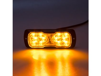 PROFI LED výstražné světlo 12-24V 11,5W oranžové ECE R65 114x44mm