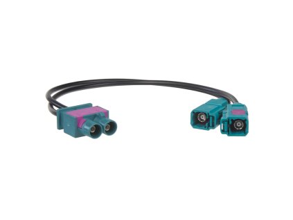 Anténní adaptér dvojitý Fakra samec - 2x Fakra samice