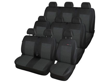 Autopotahy Ford Transit Custom, 9 míst, r. v. 2012-2023, antracit