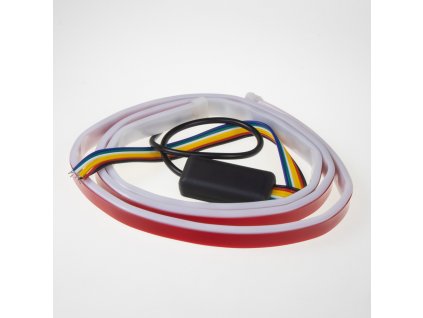 LED pásek, dynamické blinkry oranžové / poziční /brzdová světla, 120 cm