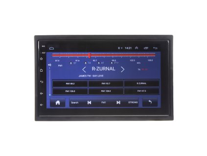 2DIN autorádio s 7" LCD, Android 8.1, WI-FI, GPS, Mirror link, Bluetooth, 2x USB