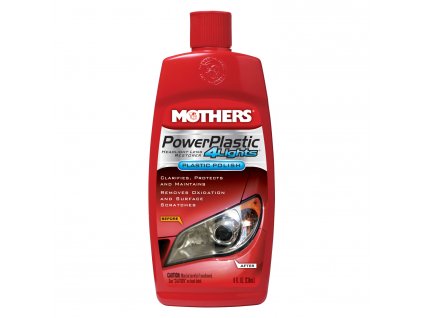 Mothers PowerPlastic 4Lights leštěnka na světla a čiré plasty, 236 ml