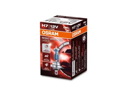 X OSRAM 12V H7 55W night breaker laser (1ks)