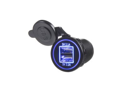 x 2x USB zásuvka 12/24V, 4,2A