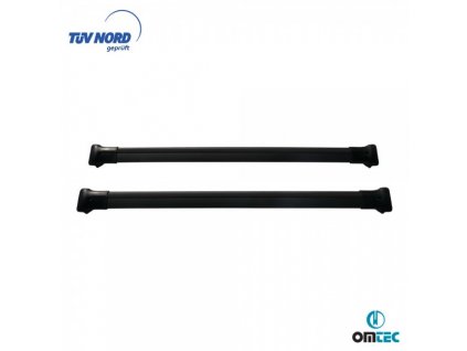 volkswagen t5 transporter alu crossbar black