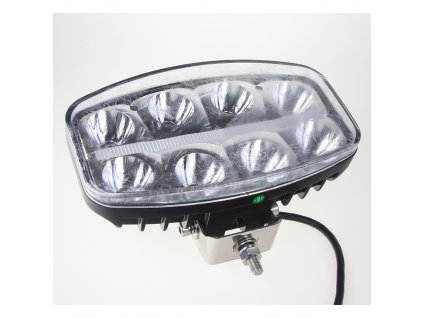 LED světlo s pozičním světlem oválné, 8x8W, 210x140mm, ECE R7/R10/R112
