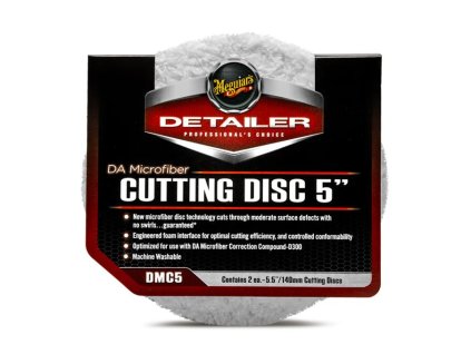 Meguiar's DA Microfiber Cutting Disc lešticí mikrovláknový kotouč, 5palcový (2 kusy)