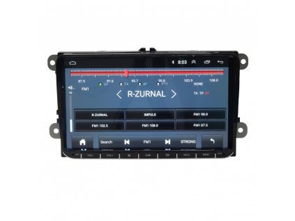 Autorádio pro VW, Škoda s 9" LCD, Android 8.1, WI-FI, GPS, Mirror link, Bluetooth, 2x USB