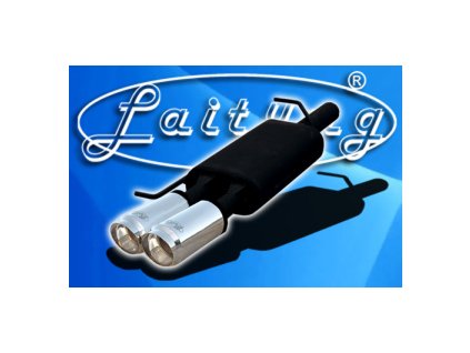 Výfuk - Superb - SUPRKV2S (Vyberte průměr jedné koncovky 100mm, Vyberte typ motoru 1,9TDI – 74/96kW)