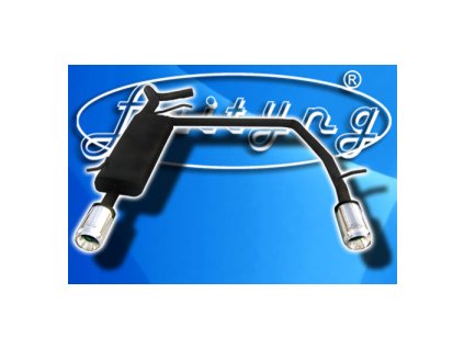 Výfuk - Fabia - FABDXRKV2S (Vyberte průměr jedné koncovky 90mm, Vyberte typ motoru 1,9TDI RS – 96kW)