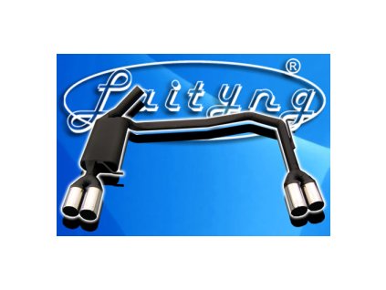 Výfuk - Octavia II - OCTIIDXRKV4J (Vyberte průměr jedné koncovky 75mm, Vyberte typ motoru 2,0 TDI RS – 125kW)